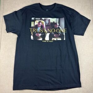 Ripple‎ Junction Shirt Men L Black Paid In Full Trust No One Movie Grapgic Tee